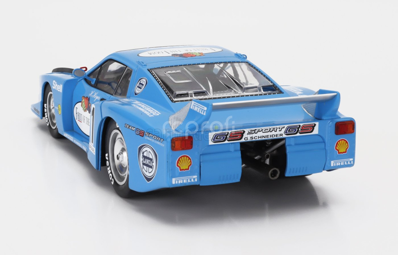 Mcg Lancia Beta Montecarlo Turbo Gr.5 Team Gs Sport Fruit Of The Loom N 1 Grc Adac Supersprint Nurburgring 1981 Hans Heyer 1:18 Bílá Světle Modrá