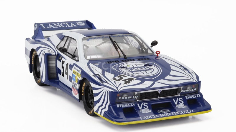 Mcg Lancia Beta Montecarlo Turbo Team Lancia Corse N 54 Winner Gr.5 6h Silverstone 1980 Walter Rohrl - Michele Alboreto 1:18 Modrá Bílá