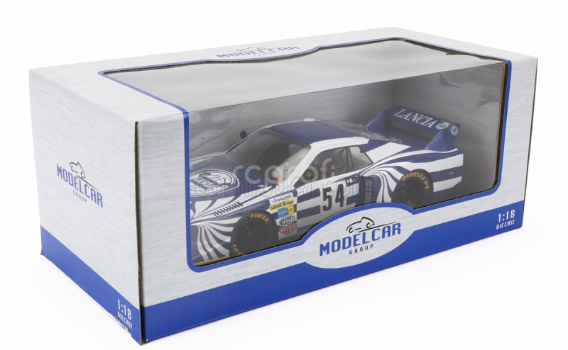 Mcg Lancia Beta Montecarlo Turbo Team Lancia Corse N 54 Winner Gr.5 6h Silverstone 1980 Walter Rohrl - Michele Alboreto 1:18 Modrá Bílá