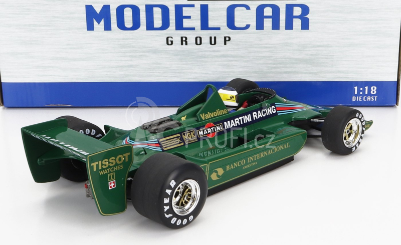 Mcg Lotus F1 79 Team Martini Racing N 2 2nd Argentina Gp 1979 1:18, zelená