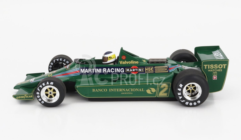 Mcg Lotus F1 79 Team Martini Racing N 2 2nd Argentina Gp 1979 1:18, zelená