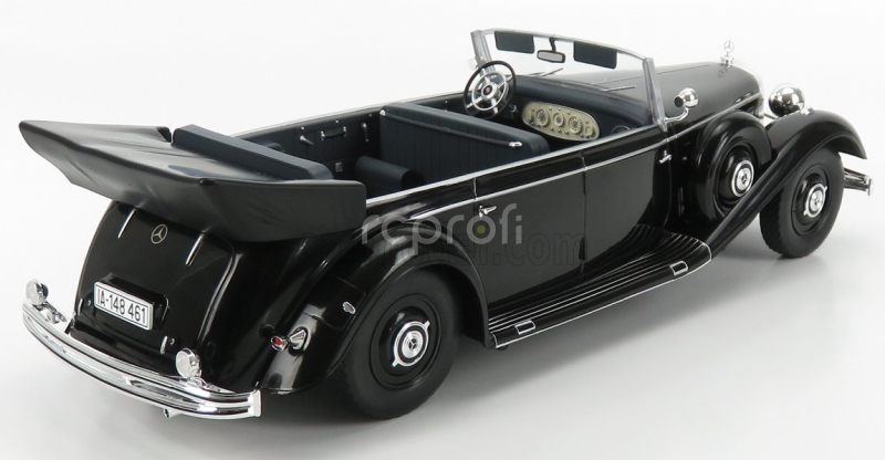 Mcg Mercedes benz 770k (w150) Cabriolet Open 1938 1:18 Black