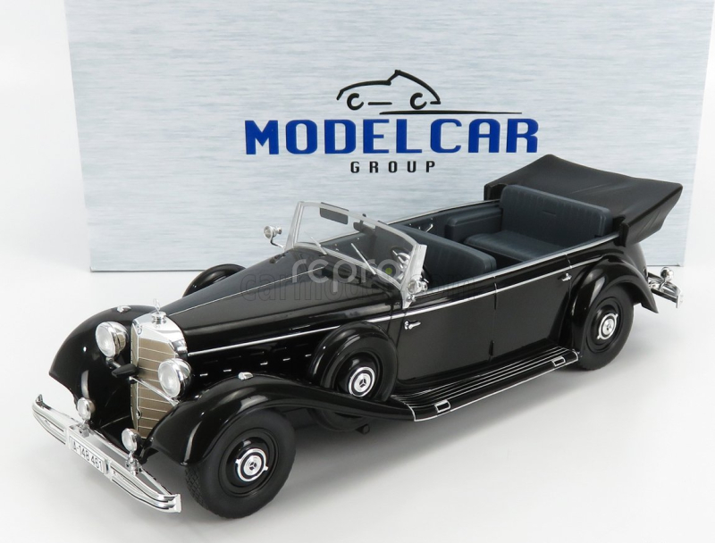 Mcg Mercedes benz 770k (w150) Cabriolet Open 1938 1:18 Black