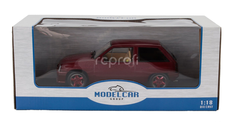 Mcg Opel Corsa A Custom 1983 1:18 Tmavě Červená