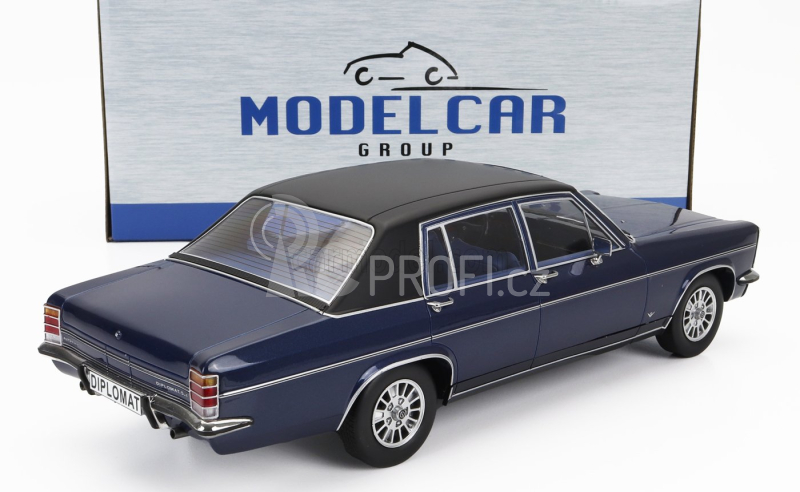 Mcg Opel Diplomat B 1969 1:18 Modrá Met Černá
