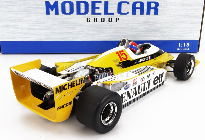 Mcg Renault F1 Rs10 Team Renault Elf N 15 Pole Position, Winner France Gp 1979 1:18