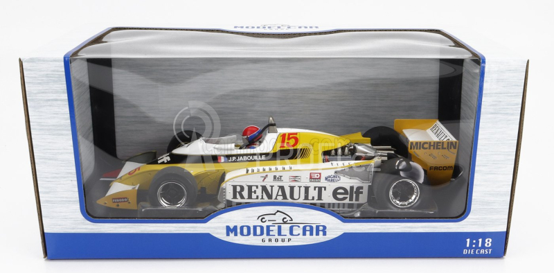 Mcg Renault F1 Rs10 Team Renault Elf N 15 Pole Position, Winner France Gp 1979 1:18