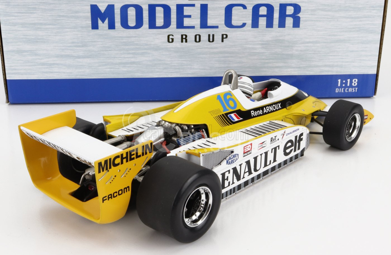 Mcg Renault F1 Rs10 Team Renault Elf N 16 British Gp 1979 Rene Arnoux 1:18, žlutá