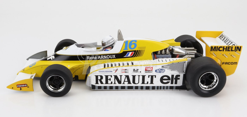 Mcg Renault F1 Rs10 Team Renault Elf N 16 British Gp 1979 Rene Arnoux 1:18, žlutá
