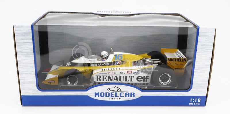 Mcg Renault F1 Rs10 Team Renault Elf N 16 British Gp 1979 Rene Arnoux 1:18, žlutá