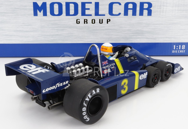 Mcg Tyrrell F1 P34 Elf 6 Wheeler N 3 Pole Position, Winner Sweden Gp 1976 1:18
