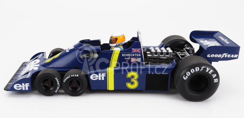 Mcg Tyrrell F1 P34 Elf 6 Wheeler N 3 Pole Position, Winner Sweden Gp 1976 1:18