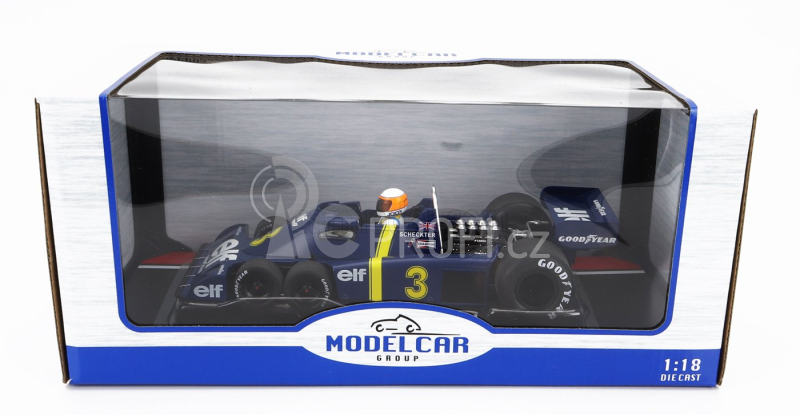 Mcg Tyrrell F1 P34 Elf 6 Wheeler N 3 Pole Position, Winner Sweden Gp 1976 1:18