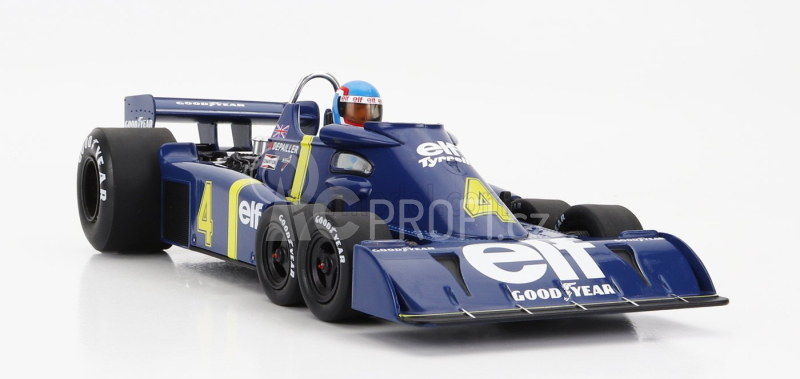Mcg Tyrrell F1 P34 Elf 6 Wheeler N 4 2nd Sweden Gp 1976 P.depailler 1:18, modrá