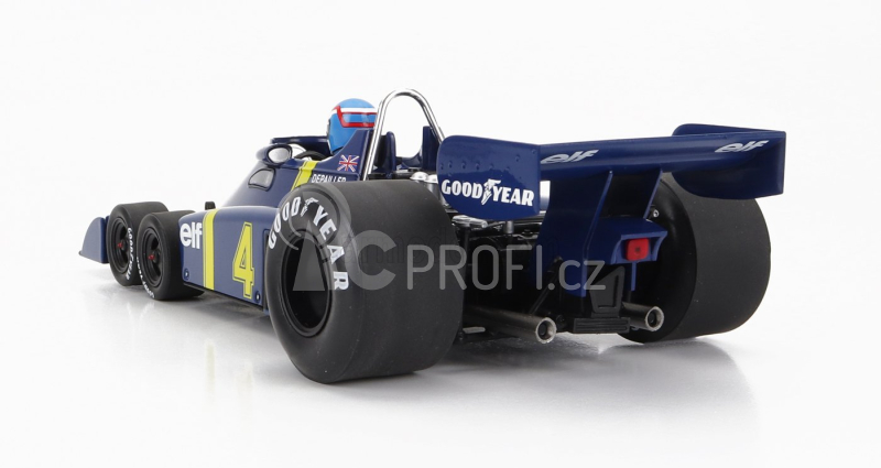 Mcg Tyrrell F1 P34 Elf 6 Wheeler N 4 2nd Sweden Gp 1976 P.depailler 1:18, modrá