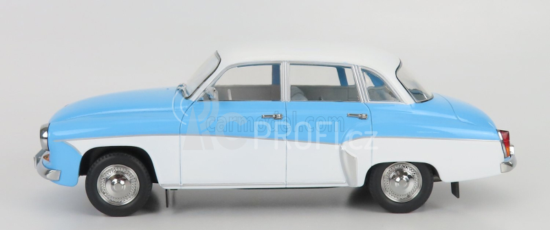 Mcg Wartburg 312 1965 1:18 Světle Modrá Bílá