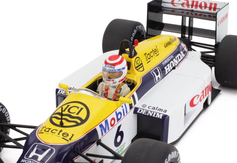 Mcg Williams F1  Fw11 Honda Team Williams N 6 Winner Brazilian Gp 1986 Nelson Piquet 1:18 Modrá Žlutá Bílá