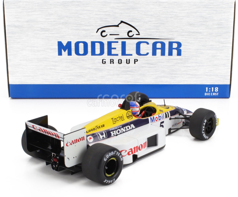 Mcg Williams F1  Fw11 Team Williams N 5 Winner British Gp 1986 Nigel Mansell 1:18 Žlutá Bílá Černá