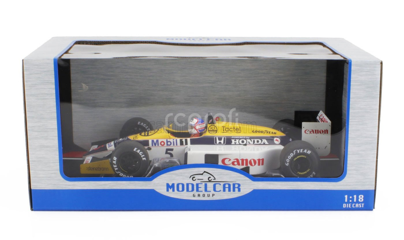 Mcg Williams F1  Fw11 Team Williams N 5 Winner British Gp 1986 Nigel Mansell 1:18 Žlutá Bílá Černá