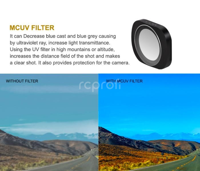 MCUV Lens Filtr pro Osmo Pocket 1/2