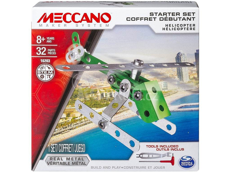 MECCANO - Helikoptéra (32 dílků)