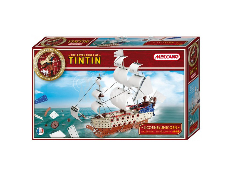 MECCANO Tintin - Plachetnice Jednorožec