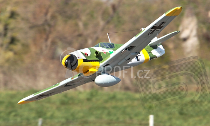 Messerschmitt BF-109 1400mm ARF (hnědý)