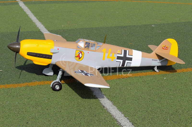RC letadlo Messerschmitt Bf 109F 1,62m (Zatahovací podvozek)
