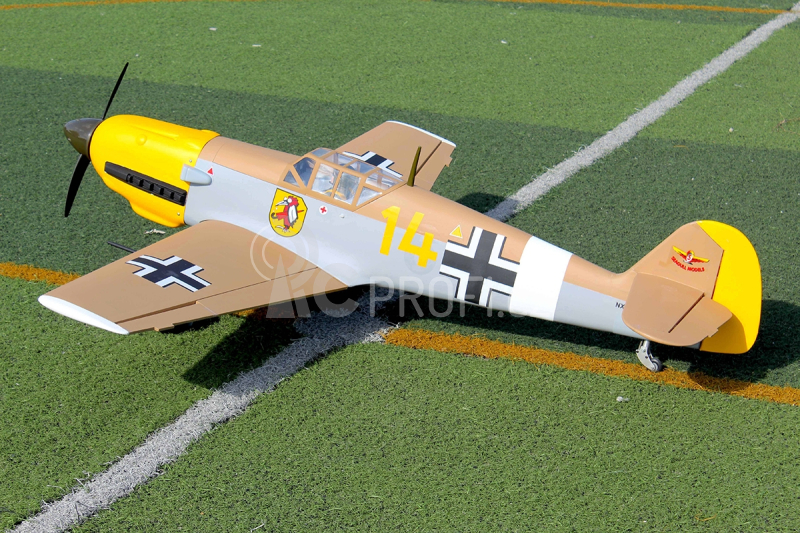 RC letadlo Messerschmitt Bf 109F 1,62m (Zatahovací podvozek)