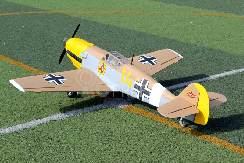 RC letadlo Messerschmitt Bf 109F 1,62m (Zatahovací podvozek)