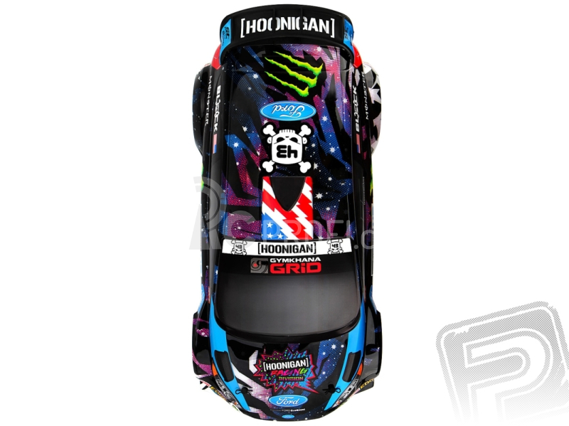 Micro RS4 Ford Fiesta RTR s 2,4GHz RC soupravou, kar. Ken Block RX43