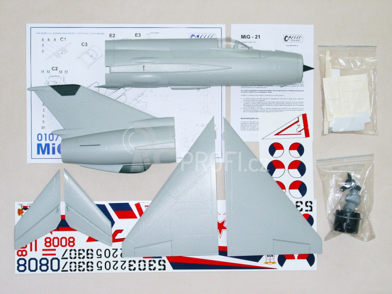 MIG-21 s dmychadlem, 0107, ALFA MODEL