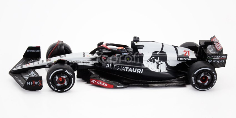 Mini-gt Alpha tauri F1  At04 Team Alpha Tauri N 21 Australian Gp 2023 Nyck De Vries 1:64 Modrá Bílá