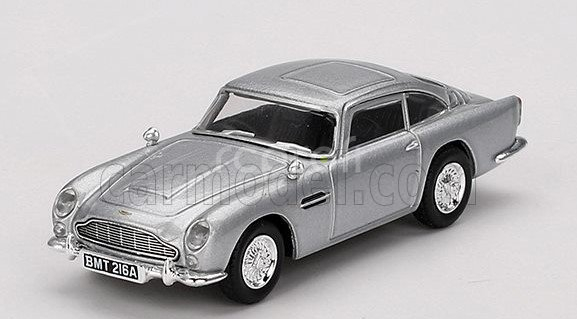 Mini-gt Aston martin Db5 1964 - 007 James Bond - Thunderball - Operazione Tuono - Included Poster 007 English Language 1:64 Silver