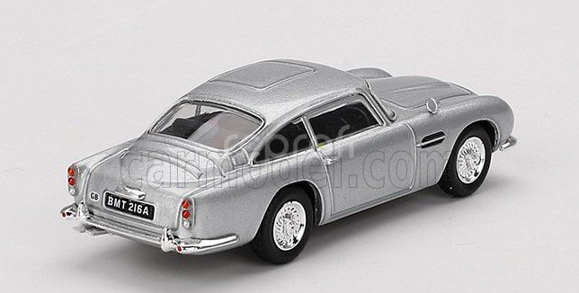 Mini-gt Aston martin Db5 1964 - 007 James Bond - Thunderball - Operazione Tuono - Included Poster 007 English Language 1:64 Silver