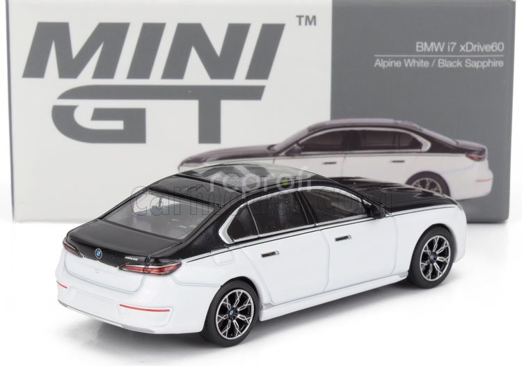 Mini-gt BMW 7-series I7 Xdrive60 Lhd 2023 1:64 Bílá Černá