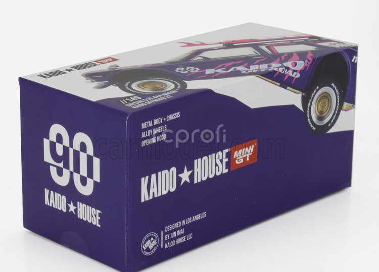 Mini-gt Datsun 510 Kaido House V1 4x4 Sw Station Wagon 1972 1:64 Purple