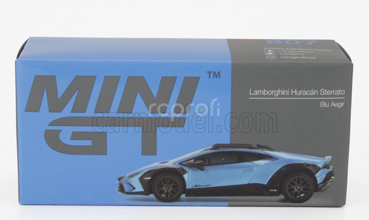Mini-gt Lamborghini Huracan Sterrato Lhd 2022 1:64 Modrá Aegir Černá