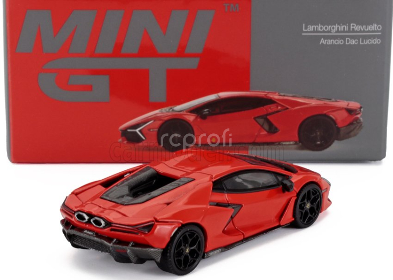 Mini-gt Lamborghini Revuelto Hybrid Lhd 2023 1:64 Orange