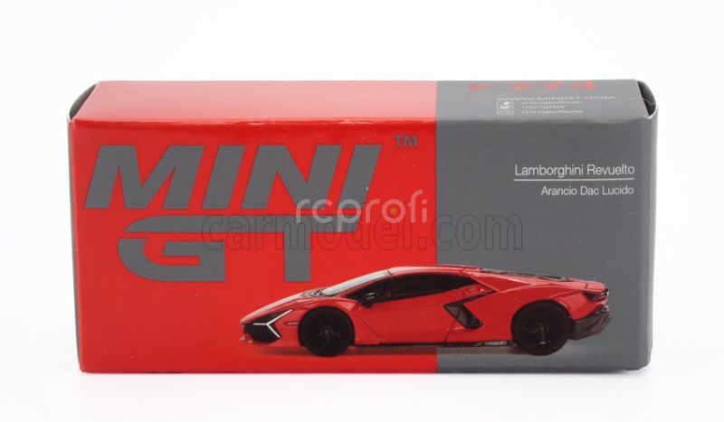 Mini-gt Lamborghini Revuelto Hybrid Lhd 2023 1:64 Orange