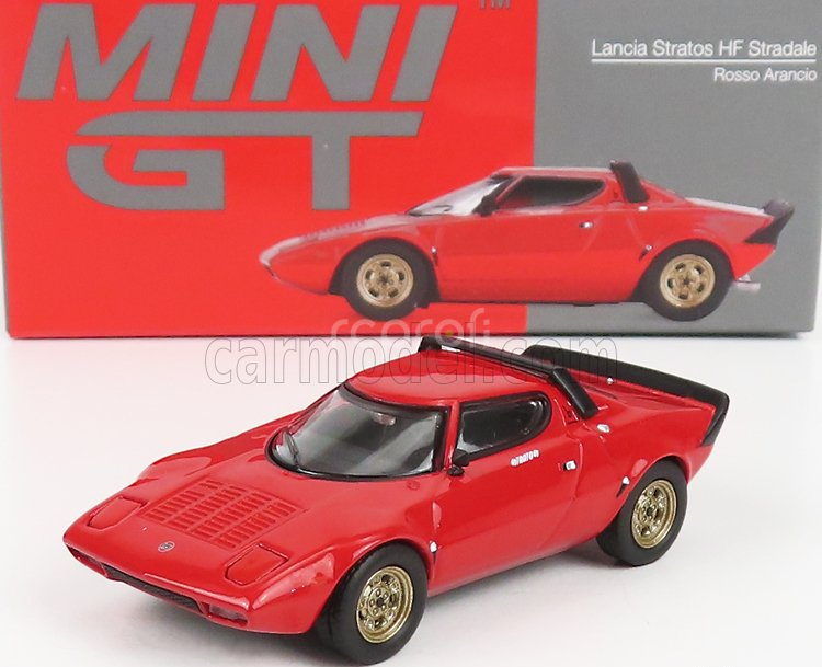 Mini-gt Lancia Stratos Hf Stradale 1973 1:64 Red