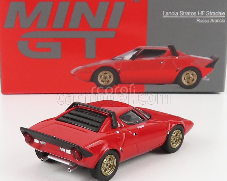 Mini-gt Lancia Stratos Hf Stradale 1973 1:64 Red