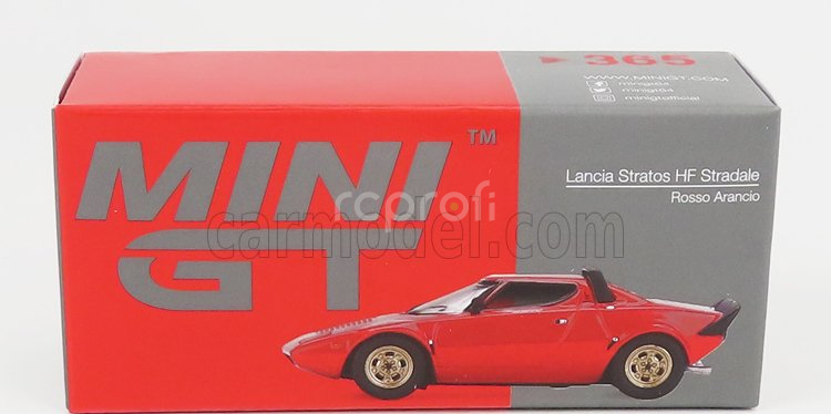 Mini-gt Lancia Stratos Hf Stradale 1973 1:64 Red