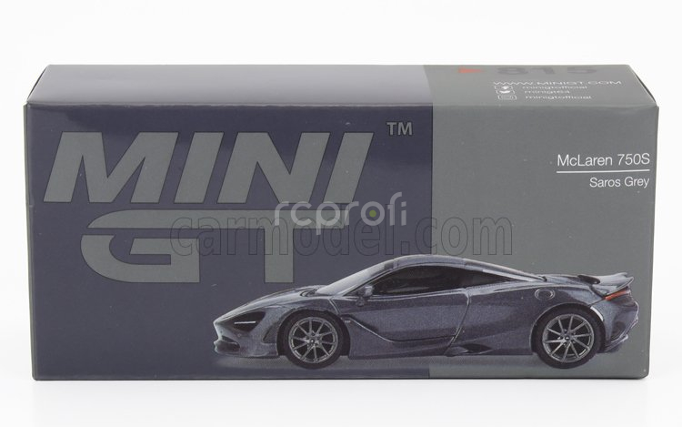 Mini-gt Mclaren 750s 2024 1:64 Tmavě Šedá