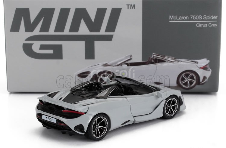 Mini-gt Mclaren 750s Spider 2024 1:64 Cirrus Grey