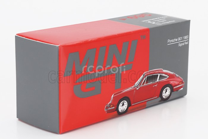 Mini-gt Porsche 911 901 Coupe Lhd 1964 1:64 Red