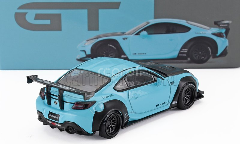 Mini-gt Toyota Gr86 Lb Works Lhd 2024 1:64 Světle Modrá Černá