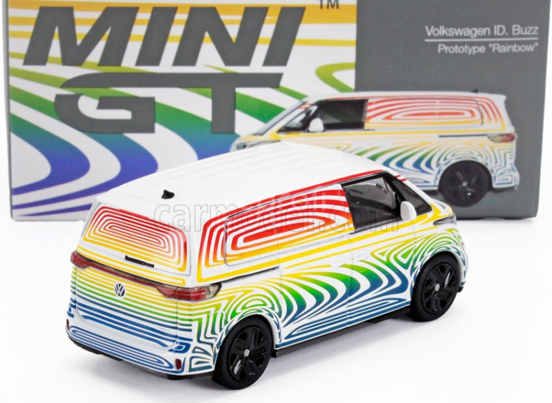 Mini-gt Volkswagen Id.buzz Van Prototype Rainbow 2023 1:64 Různé