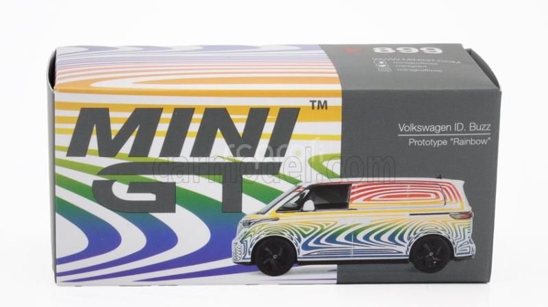 Mini-gt Volkswagen Id.buzz Van Prototype Rainbow 2023 1:64 Různé