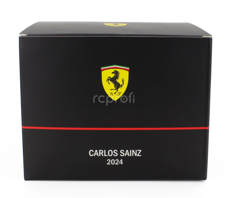Mini helmet Bell helmet Casco Helmet F1 Carlos Sainz Team Ferrari 2024 1:2 Červená Černá Žlutá